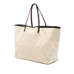 Fendi Medium Zucca Canvas Roll Tote