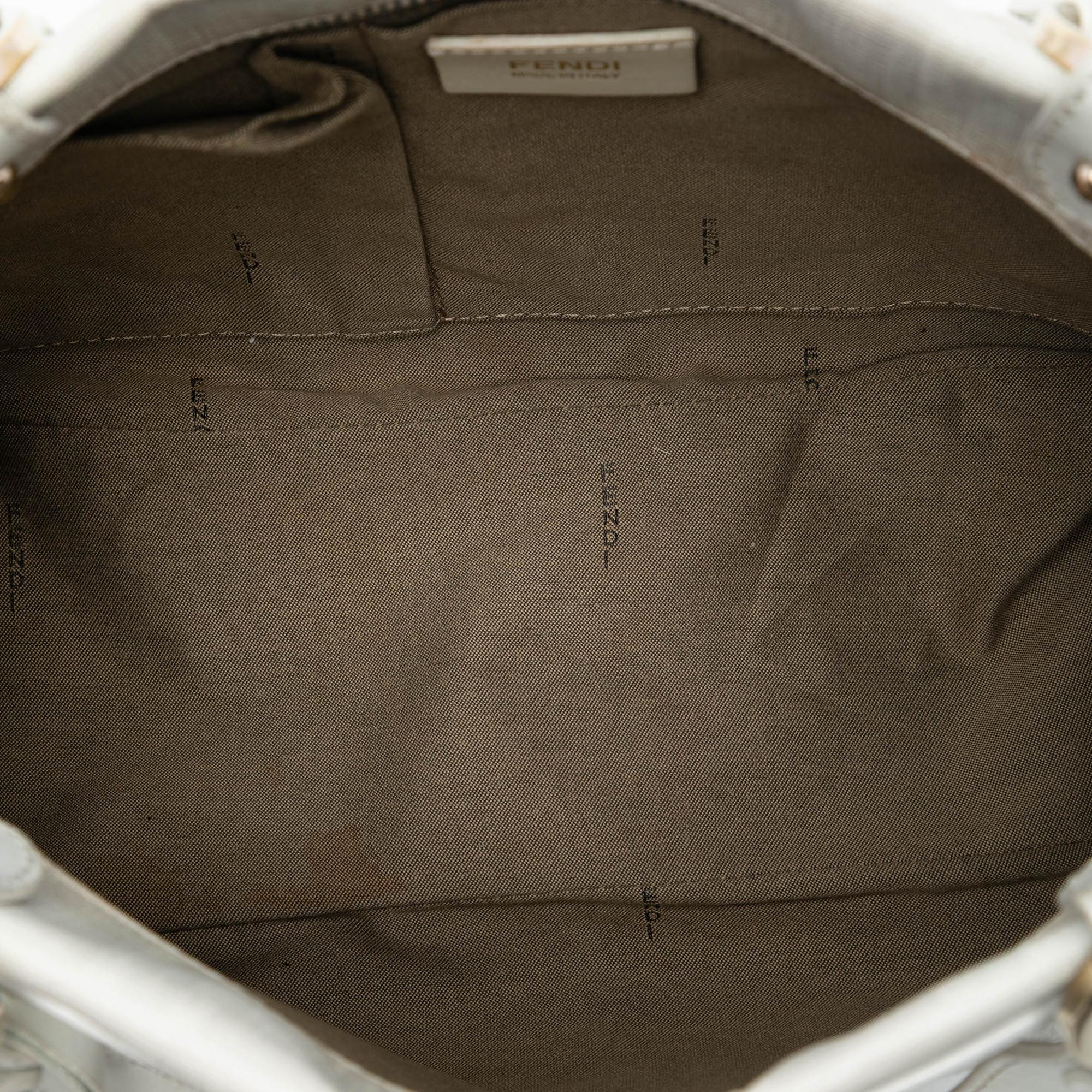Fendi Medium Zucca Spalmati Chef Shopper Tote