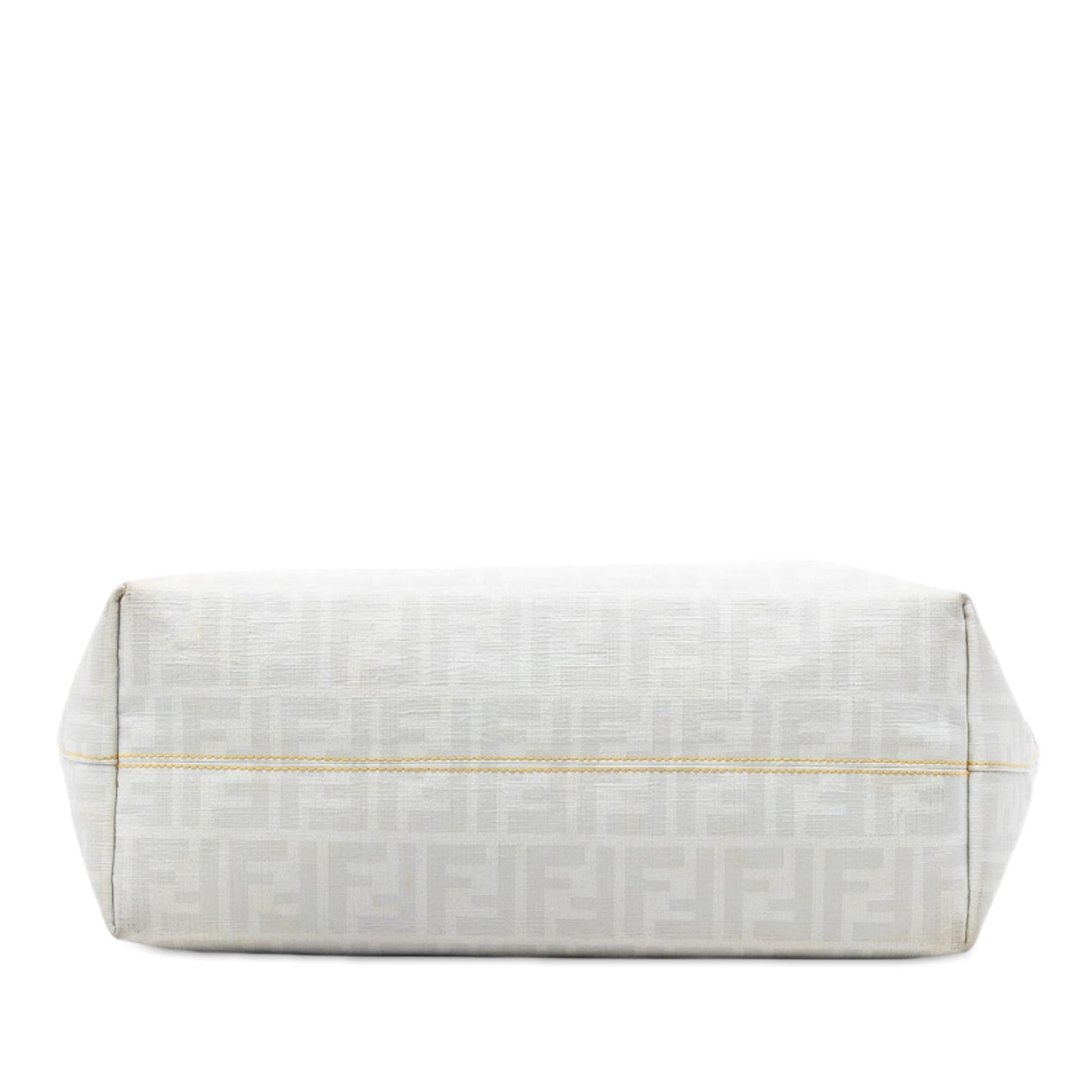 Fendi Medium Zucca Spalmati Roll Tote