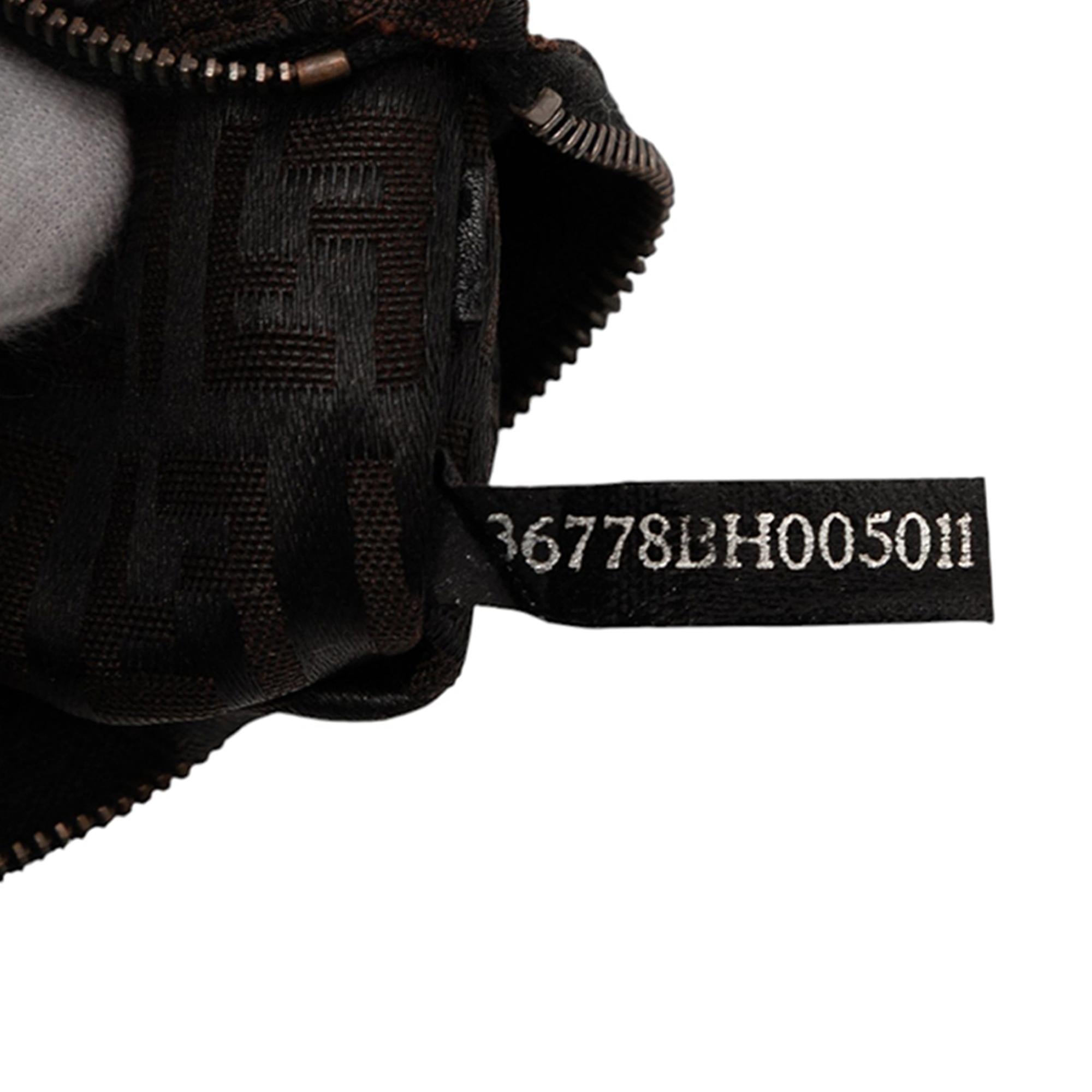 Fendi Medium Zucchino Canvas Roll Tote