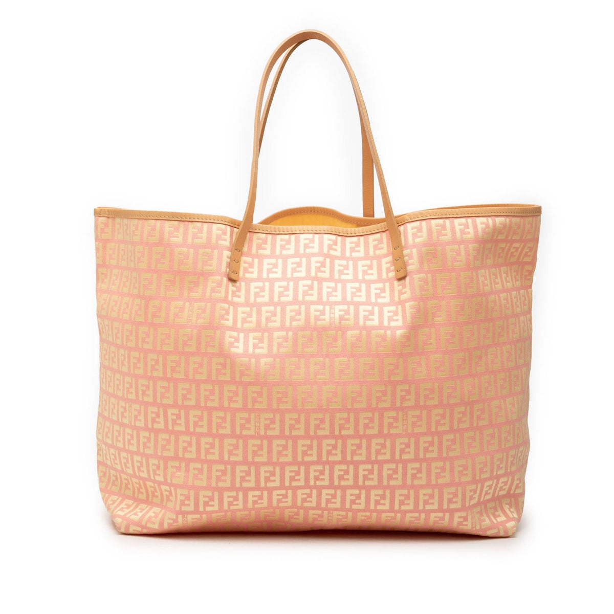 Fendi Medium Zucchino Canvas Roll Tote