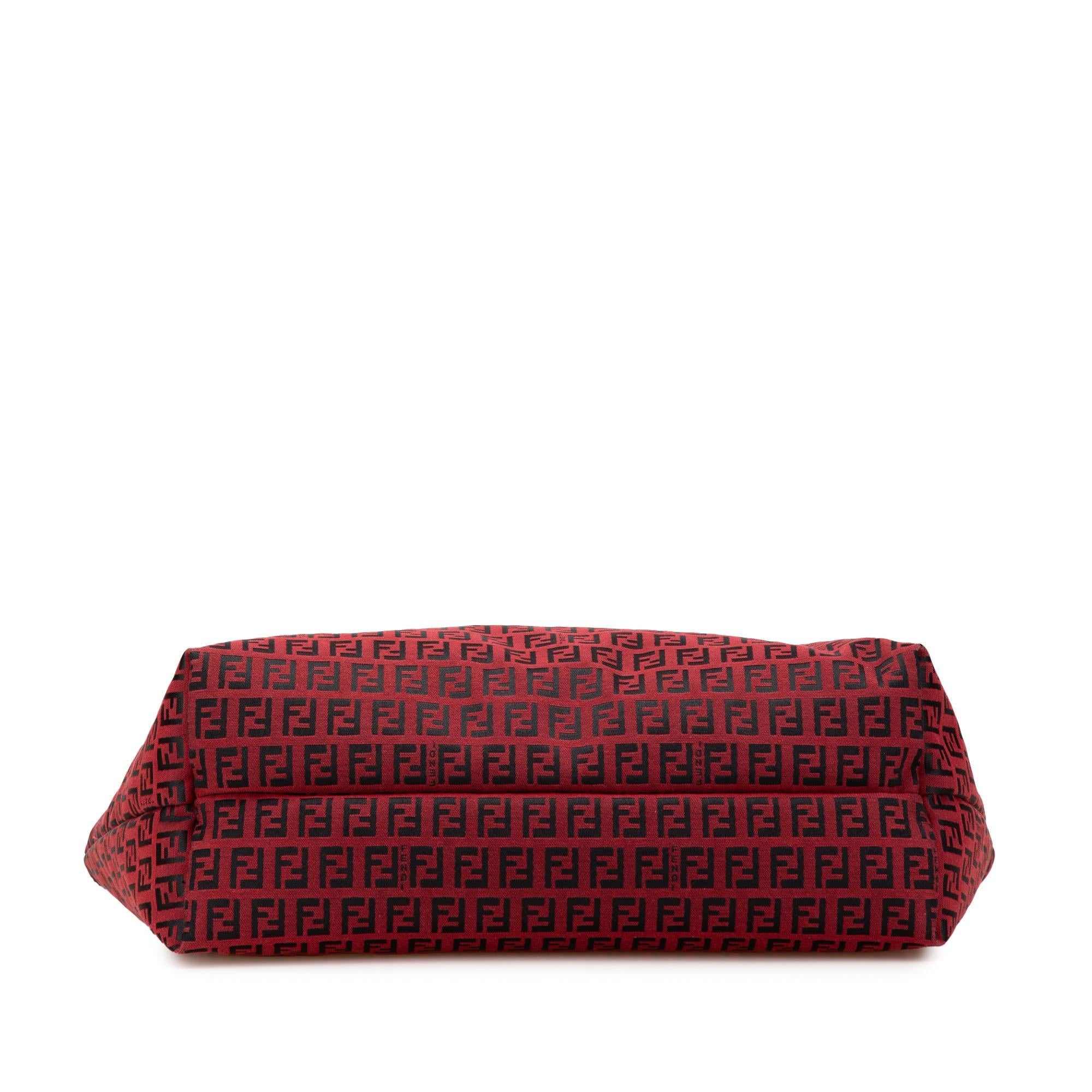 Fendi Medium Zucchino Canvas Roll Tote