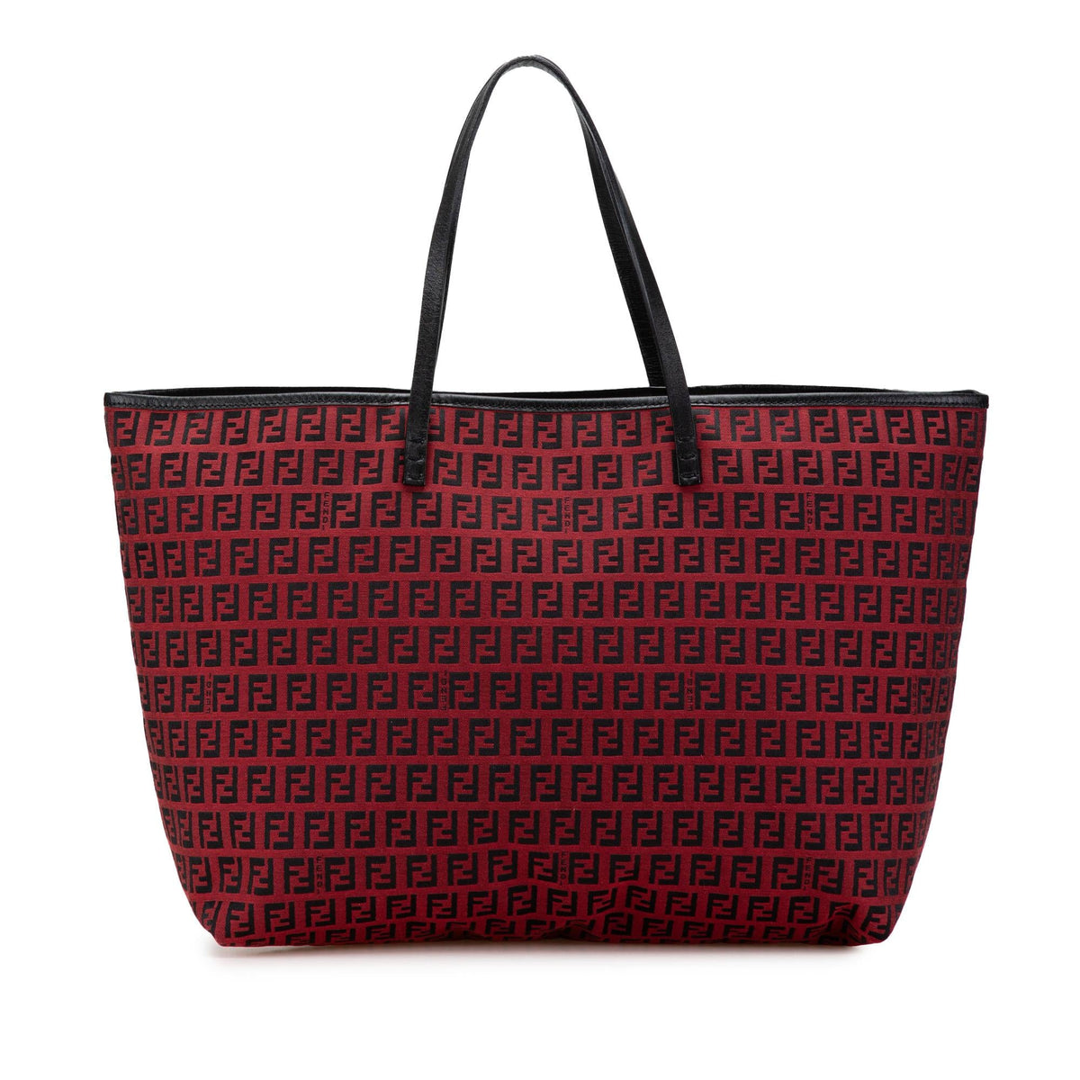 Fendi Medium Zucchino Canvas Roll Tote