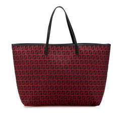 Fendi Medium Zucchino Canvas Roll Tote