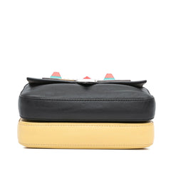 Fendi Micro Hypnoteyes Double Baguette Satchel