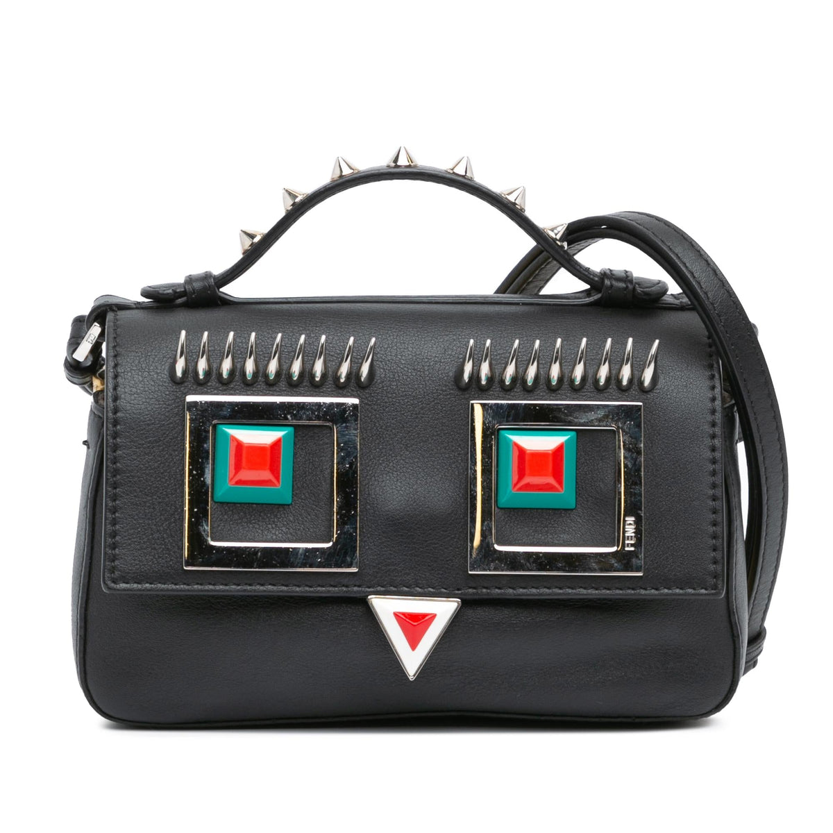 Fendi Micro Hypnoteyes Double Baguette Satchel
