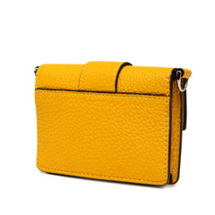 Fendi Micro Leather Flat Baguette Crossbody