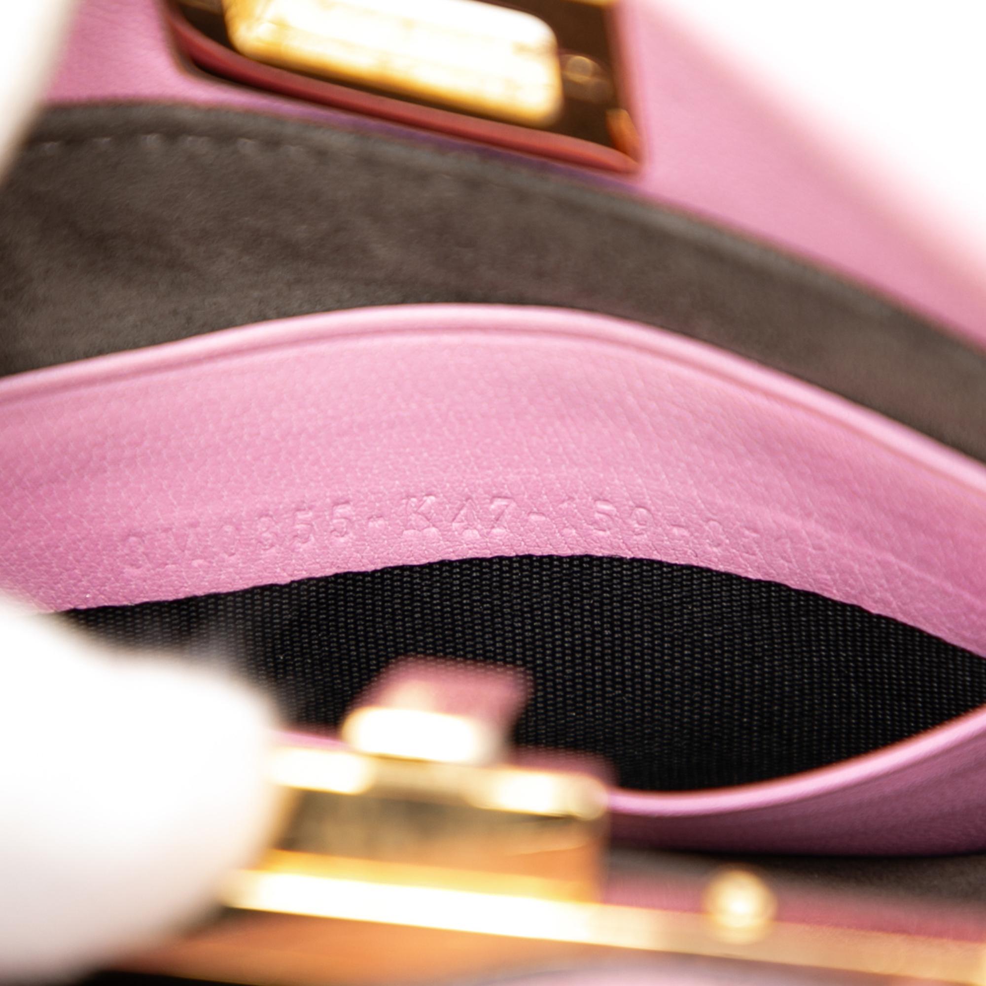 Fendi Micro Leather Peekaboo Satchel