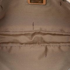 Fendi Micro Zucchino Canvas Shoulder Bag