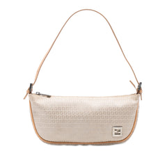 Fendi Micro Zucchino Canvas Shoulder Bag