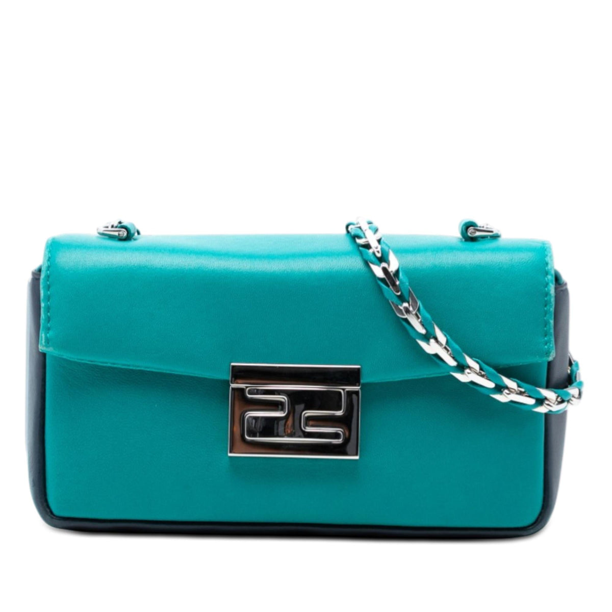 Fendi Mini Bicolor Nappa Be Baguette Crossbody