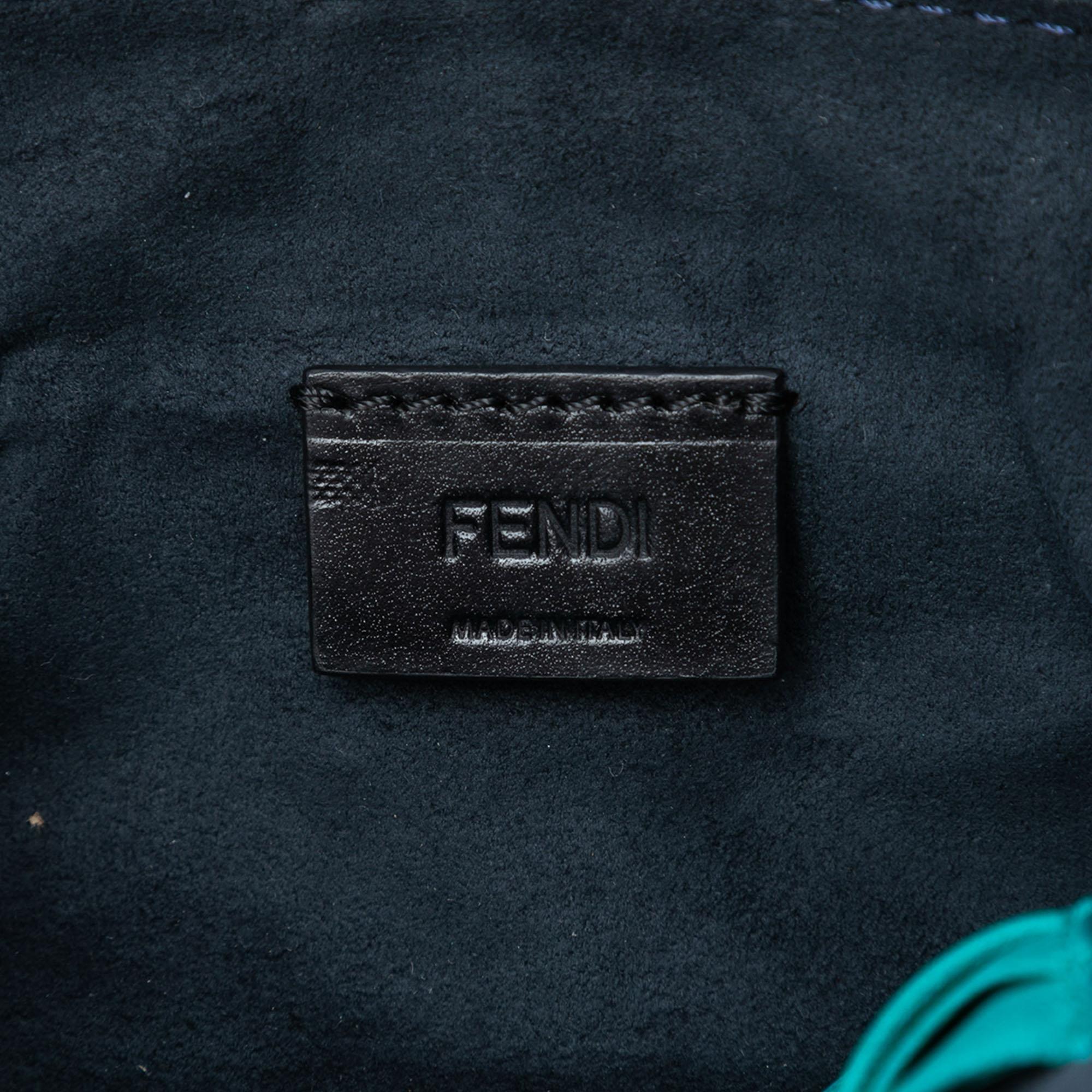 Fendi Mini Bicolor Nappa Be Baguette Crossbody