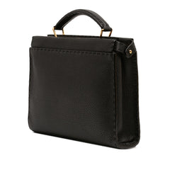 Fendi Mini Calfskin Romano Selleria Peekaboo Iconic Fit Satchel