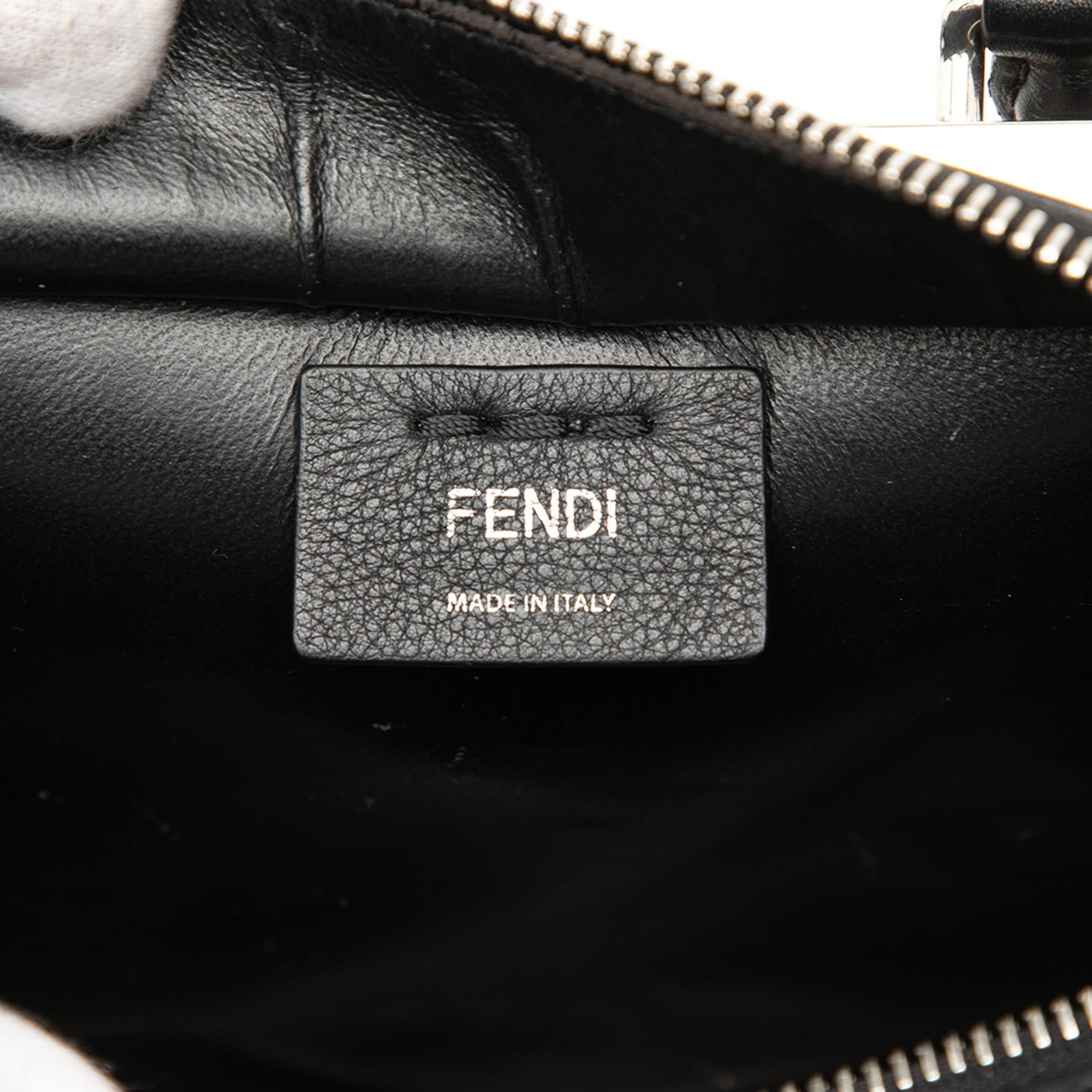 Fendi Mini Calfskin Studded Geometric 3Jours Satchel