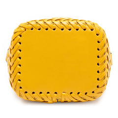 Fendi Mini Embossed Leather Whipstitch Mon Tresor Bucket Bag