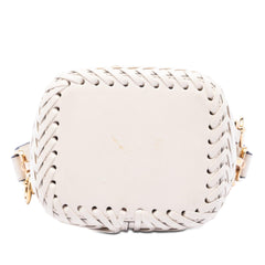 Fendi Mini Embossed Leather Whipstitch Mon Tresor Bucket Bag