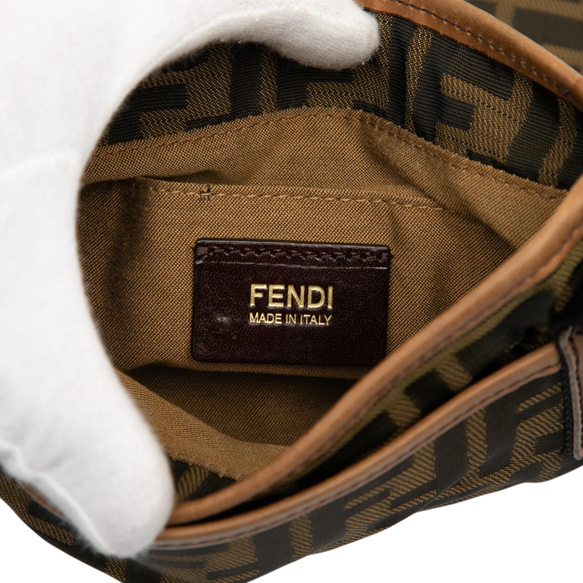 Fendi Mini FF Zucca Canvas Crossbody