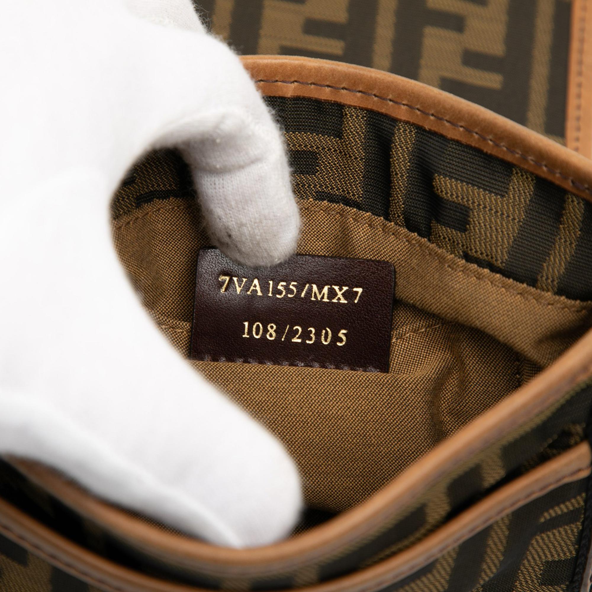 Fendi Mini FF Zucca Canvas Crossbody