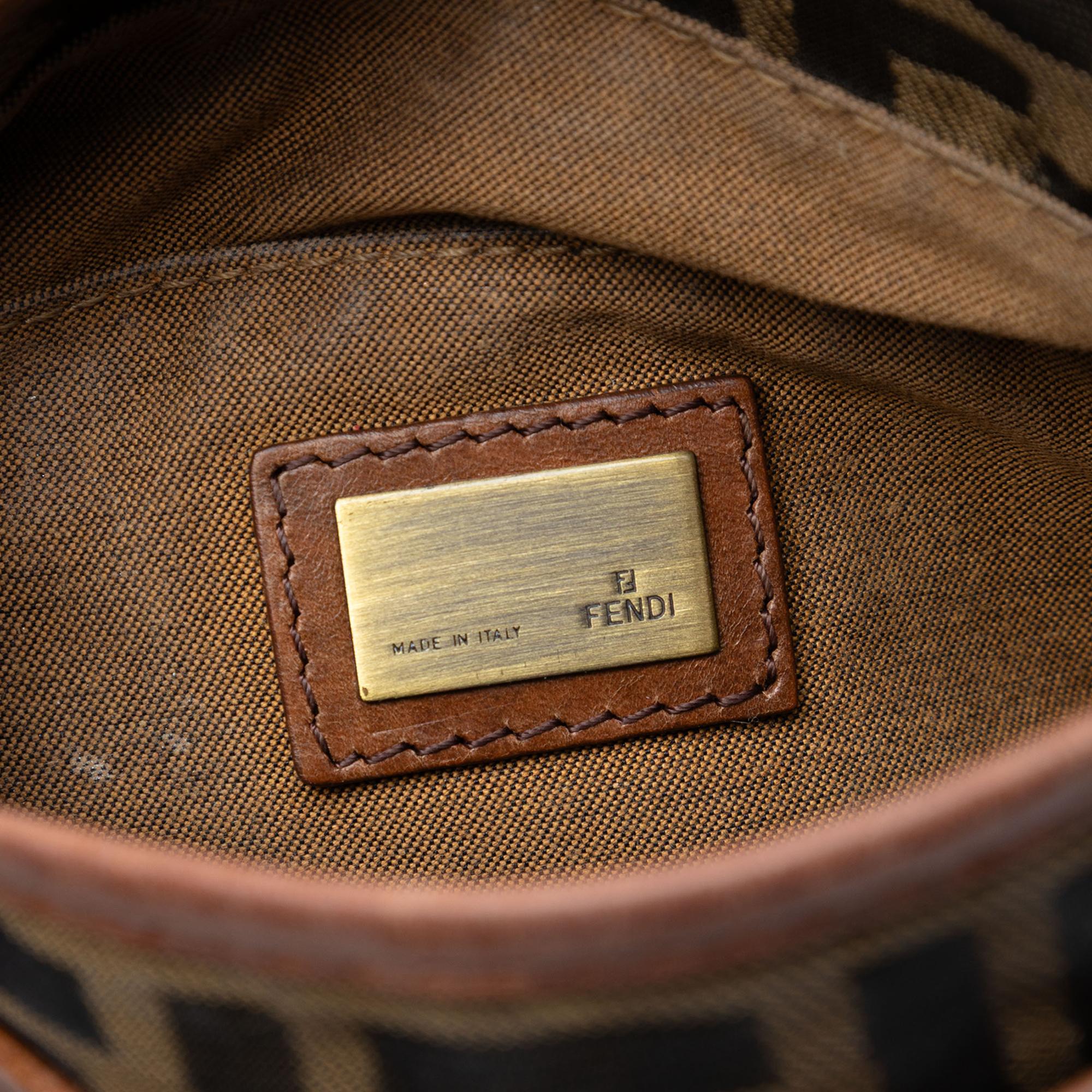 Fendi Mini FF Zucca Canvas Crossbody