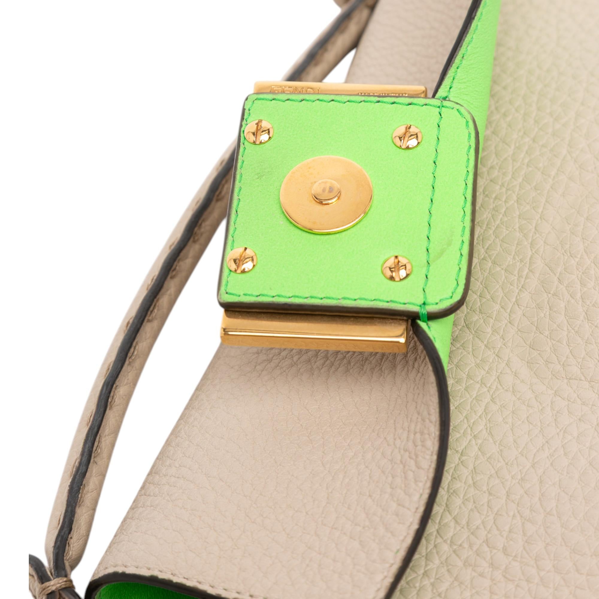 Fendi Mini Leather Baguette Satchel