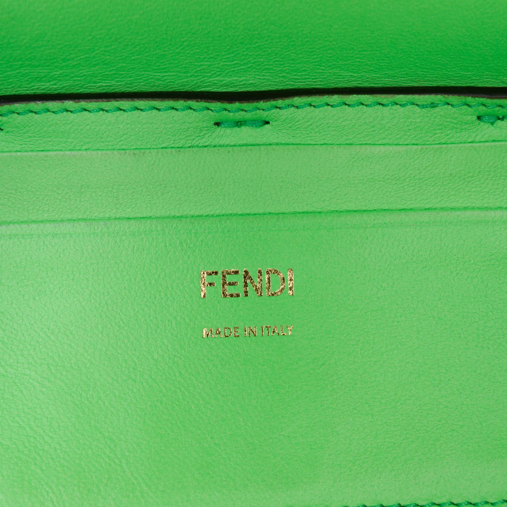 Fendi Mini Leather Baguette Satchel