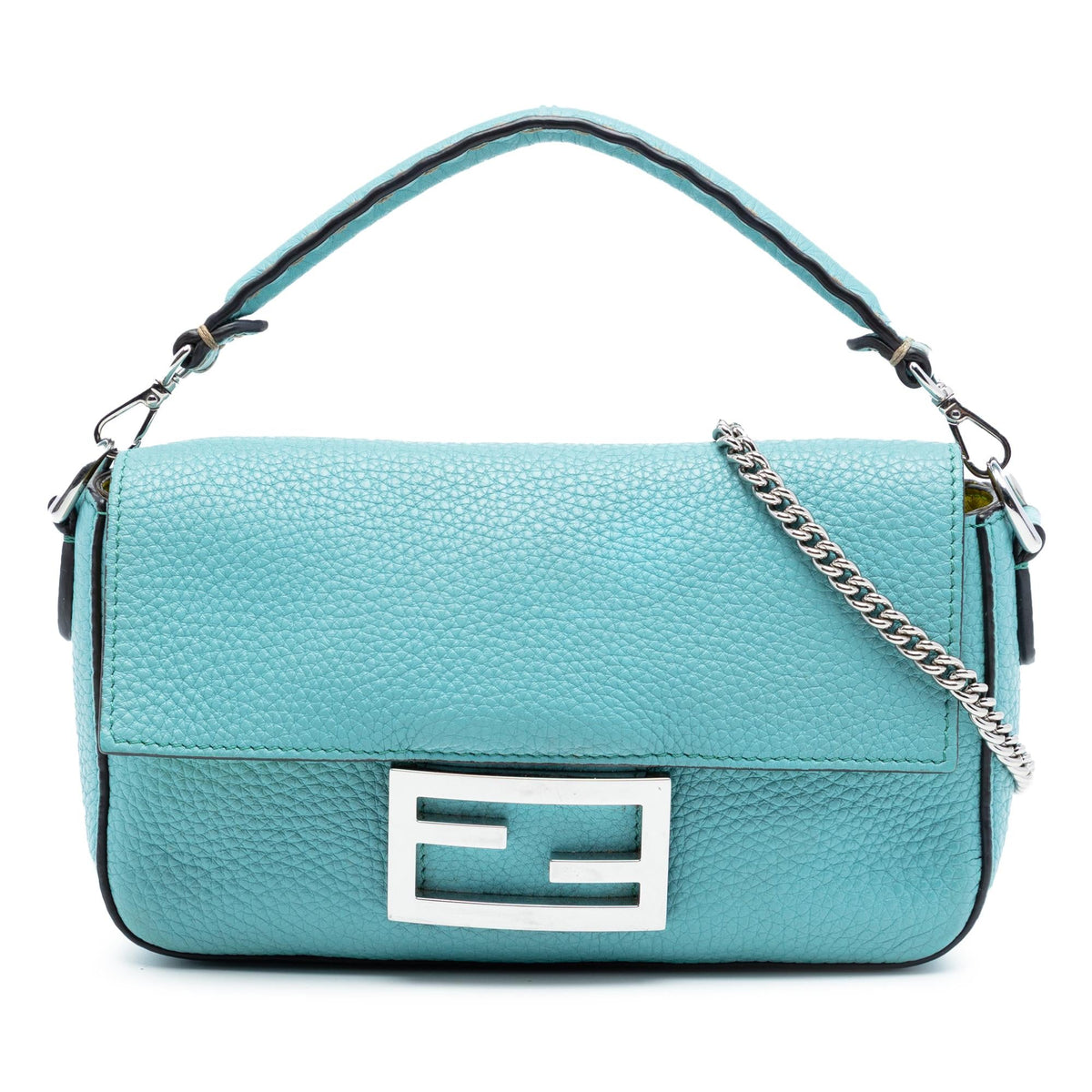 Fendi Mini Leather Baguette Satchel