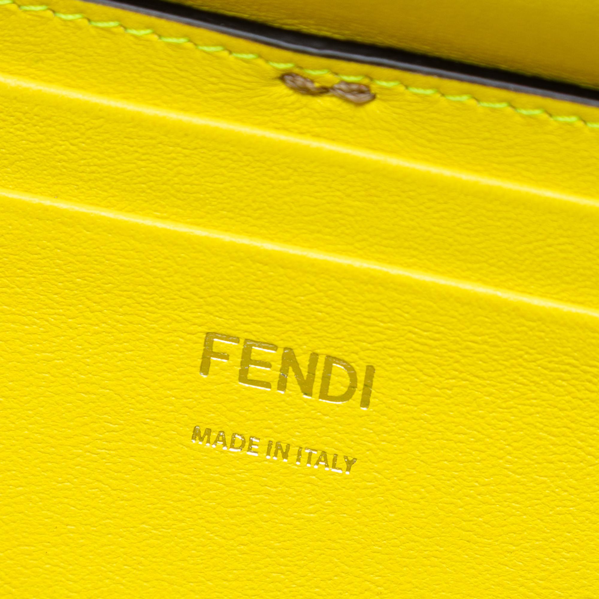 Fendi Mini Leather Baguette Satchel