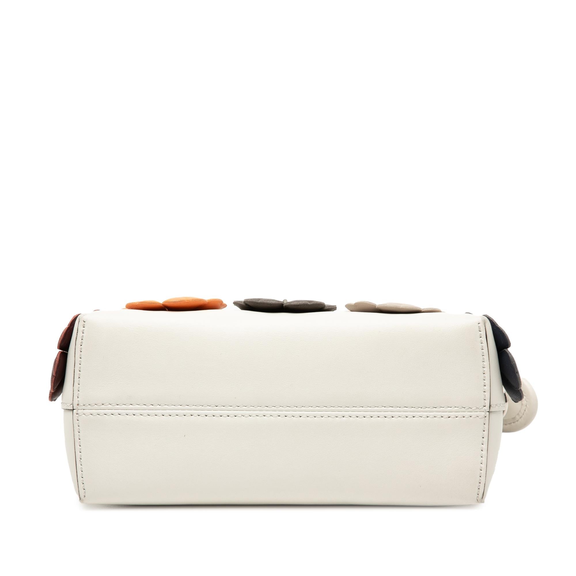 Fendi Mini Leather By The Way Flowerland Satchel