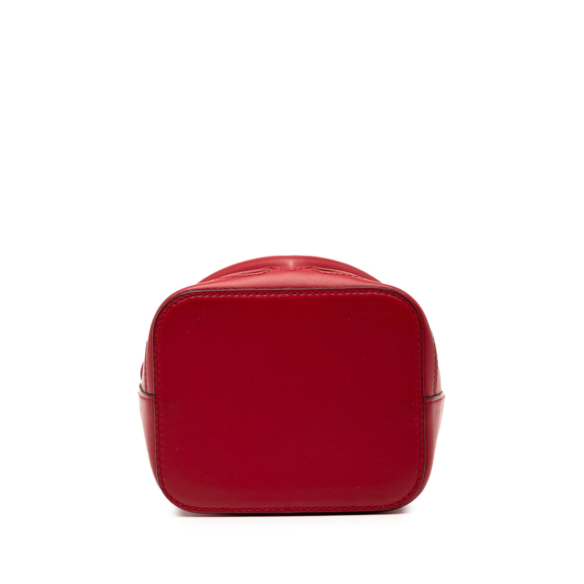 Fendi Mini Leather Mon Tresor Bucket Bag