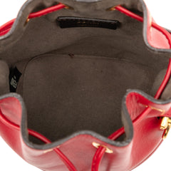 Fendi Mini Leather Mon Tresor Bucket Bag