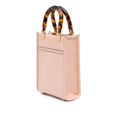 Fendi Mini Leather Sunshine Shopper Tote