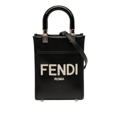 Fendi Mini Leather Sunshine Shopper Tote