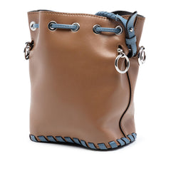 Fendi Mini Leather Whipstitch Mon Tresor Bucket Bag