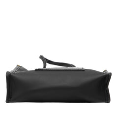 Fendi Mini Rubber FF Logo Shopper Tote