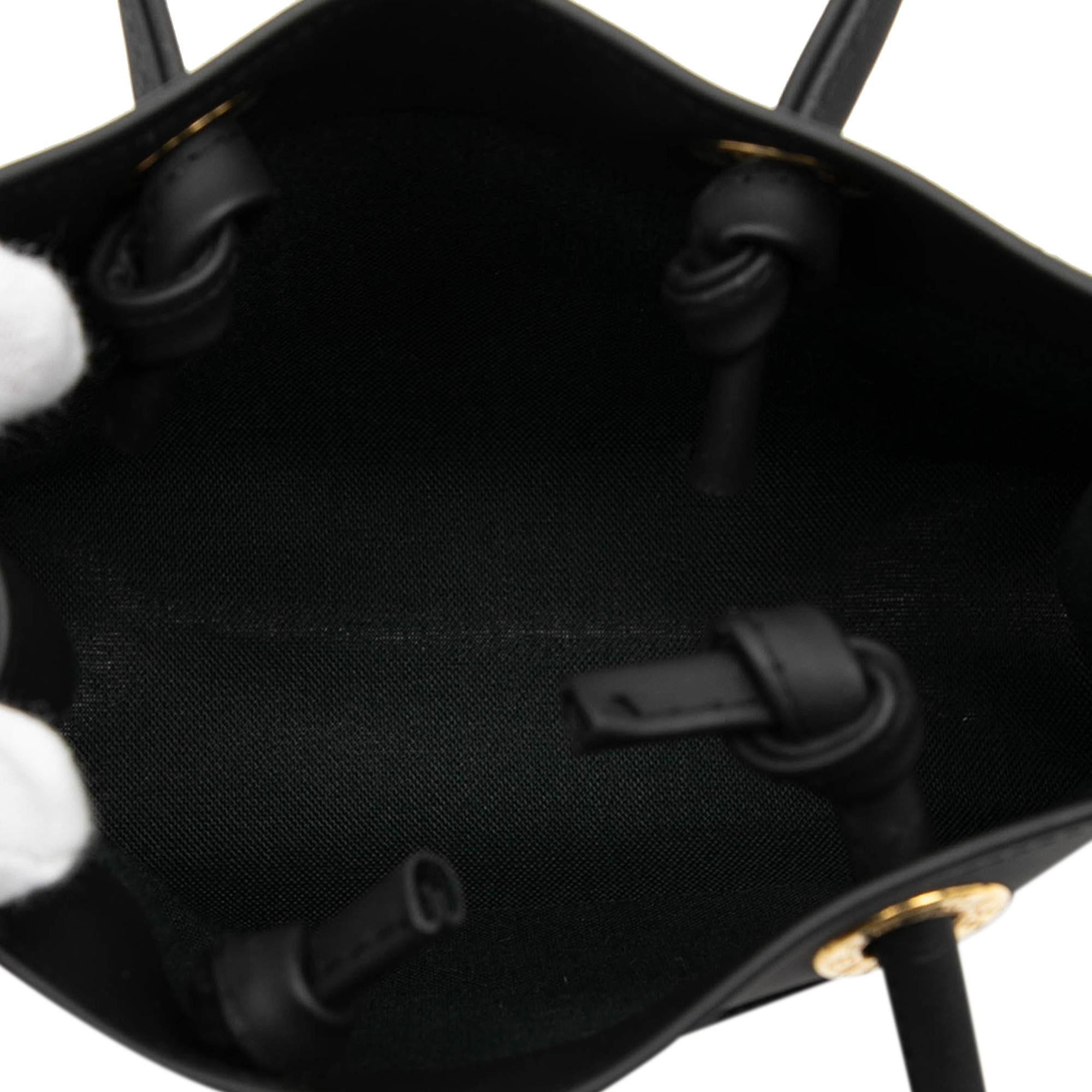 Fendi Mini Rubber FF Logo Shopper Tote