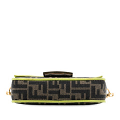 Fendi Mini Zucca Canvas 1974 Roma Amor Baguette Crossbody