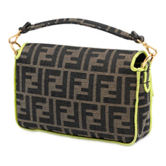 Fendi Mini Zucca Canvas 1974 Roma Amor Baguette Crossbody