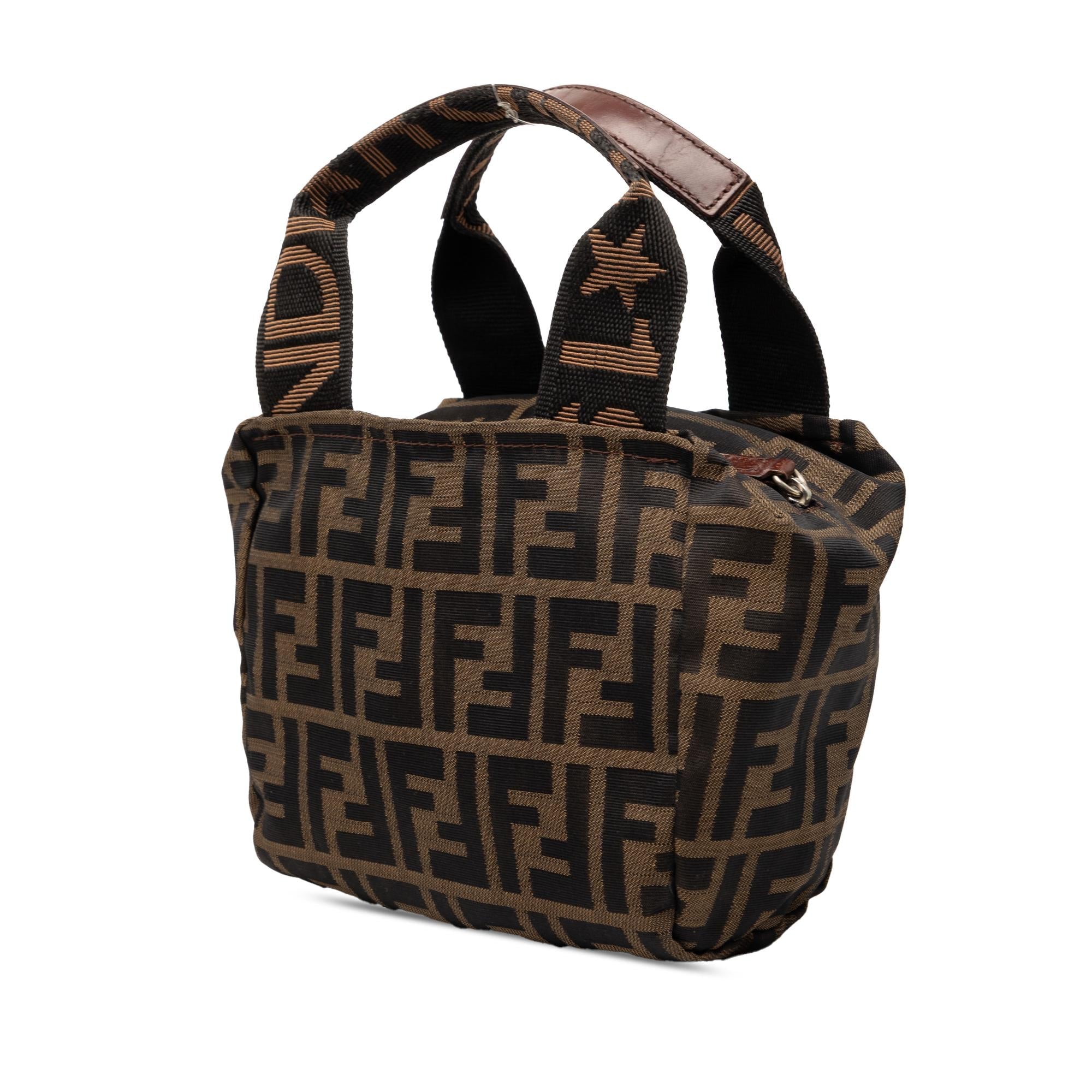 Fendi Mini Zucca Canvas Handbag
