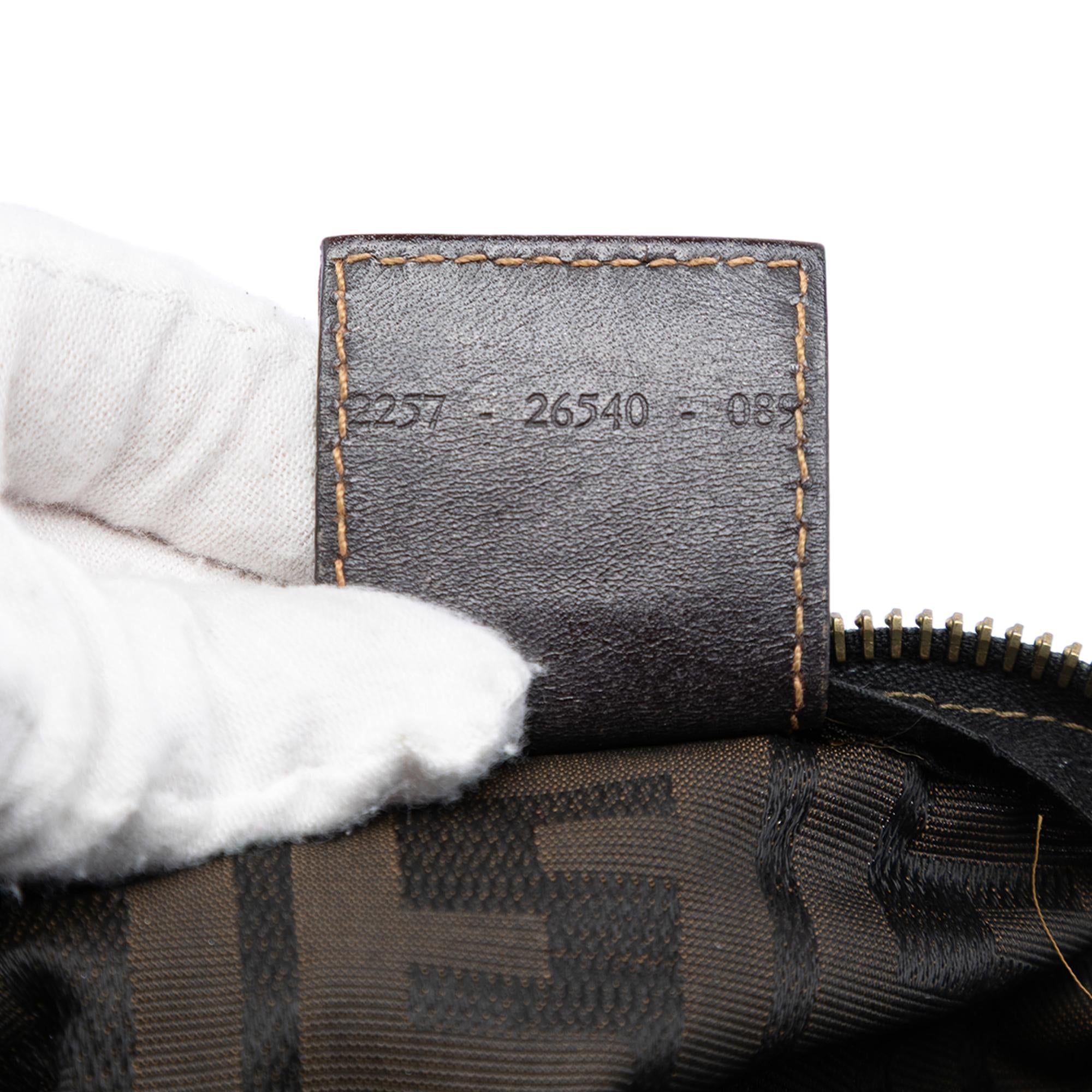Fendi Mini Zucca Canvas Handbag