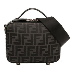 Fendi Mini Zucca Canvas Suitcase Bag