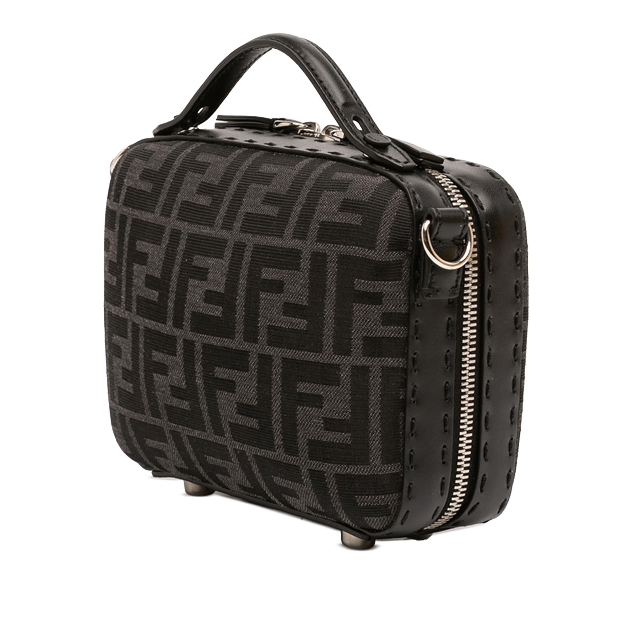 Fendi Mini Zucca Canvas Suitcase Bag