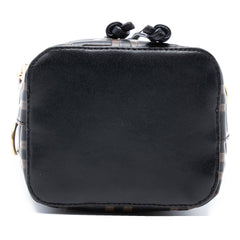 Fendi Mini Zucca Embossed Leather Mon Tresor Bucket Bag