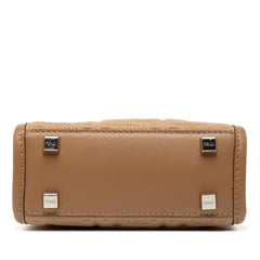 Fendi Mini Zucca Embossed Technical Fabric  Sunshine Shopper Tote