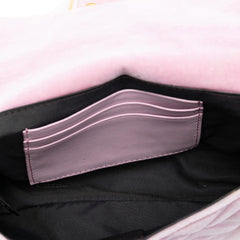 Fendi Mini Zucca Embossed Velvet Baguette Satchel