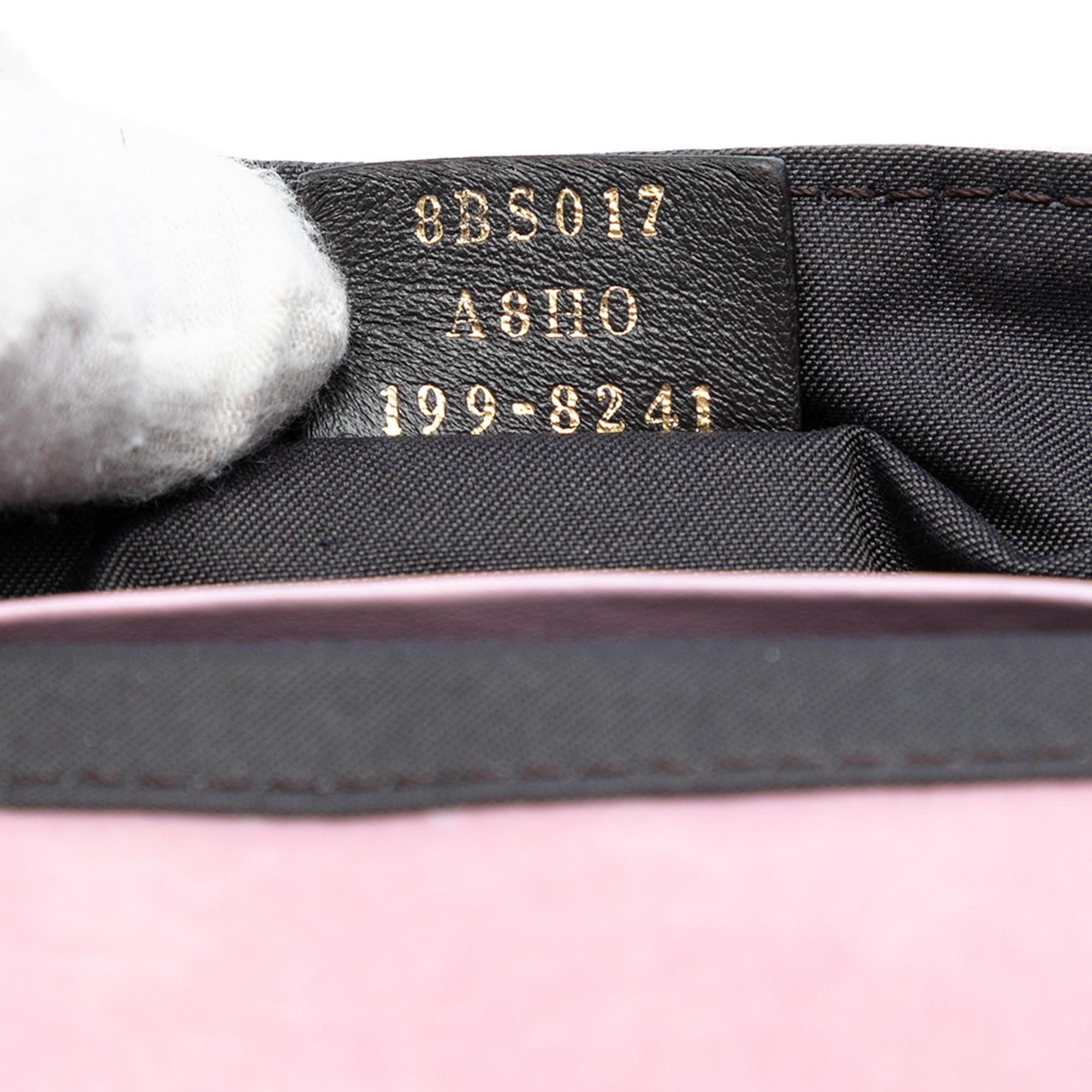Fendi Mini Zucca Embossed Velvet Baguette Satchel