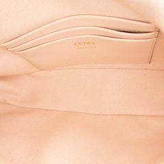 Fendi Mini Zucca Embroidered Baguette Satchel