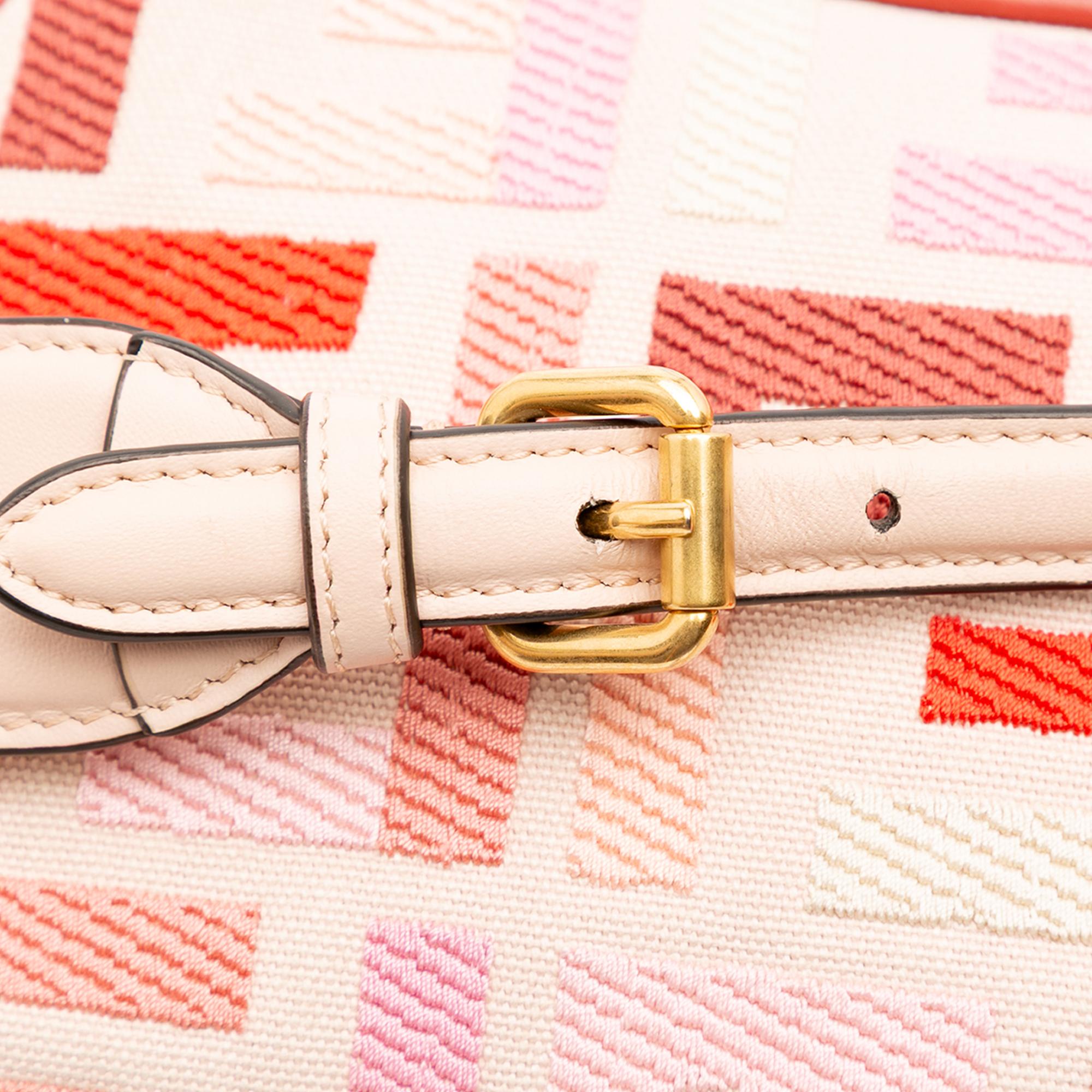 Fendi Mini Zucca Embroidered Baguette Satchel