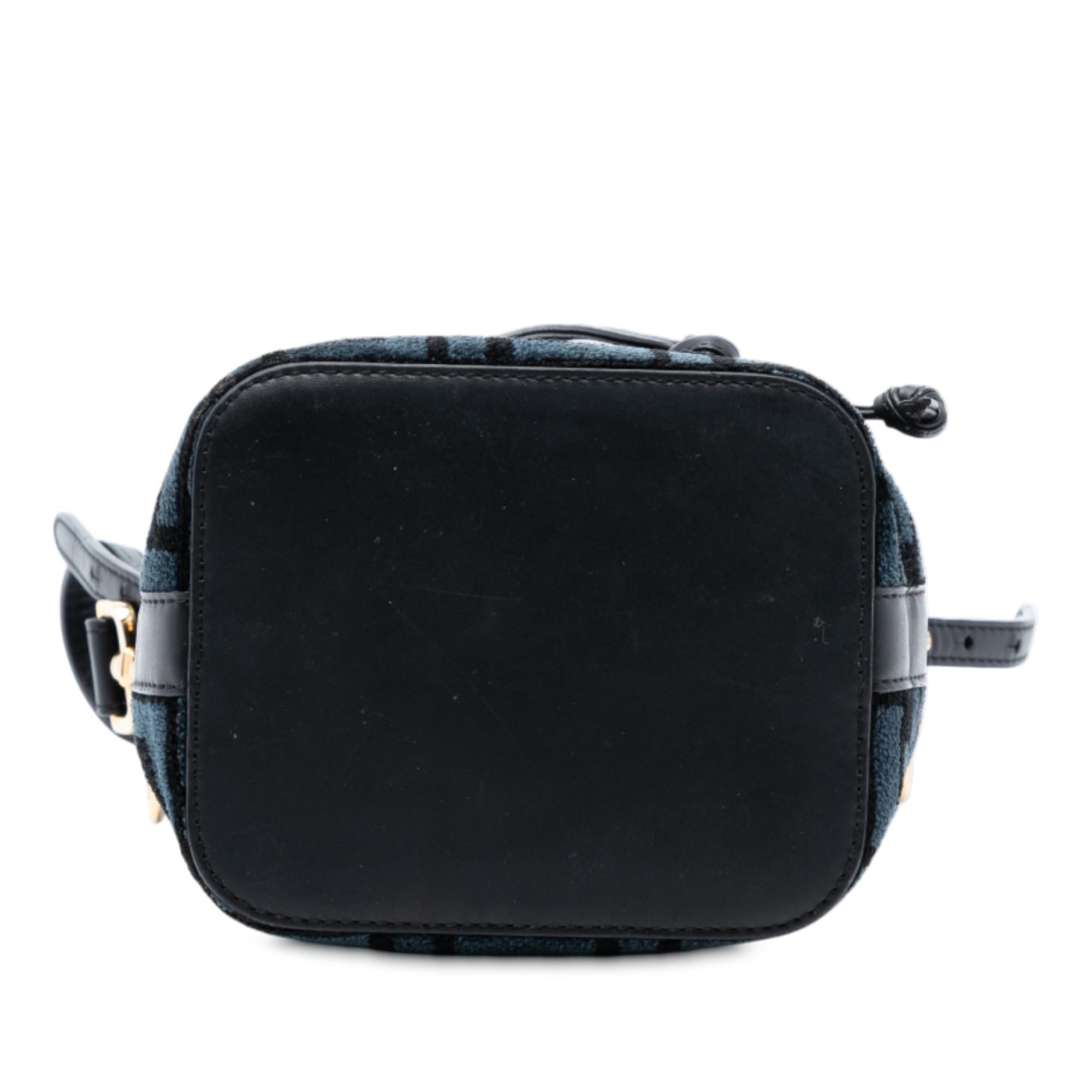 Fendi Mini Zucca Tapestry Mon Tresor Bucket Bag