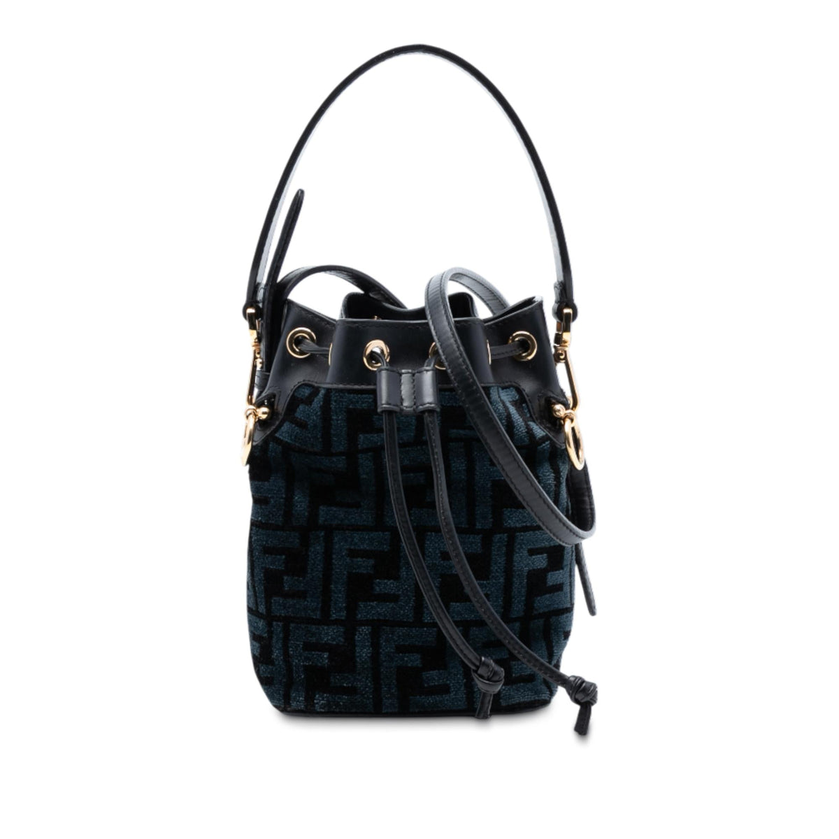 Fendi Mini Zucca Tapestry Mon Tresor Bucket Bag