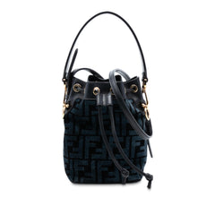 Fendi Mini Zucca Tapestry Mon Tresor Bucket Bag